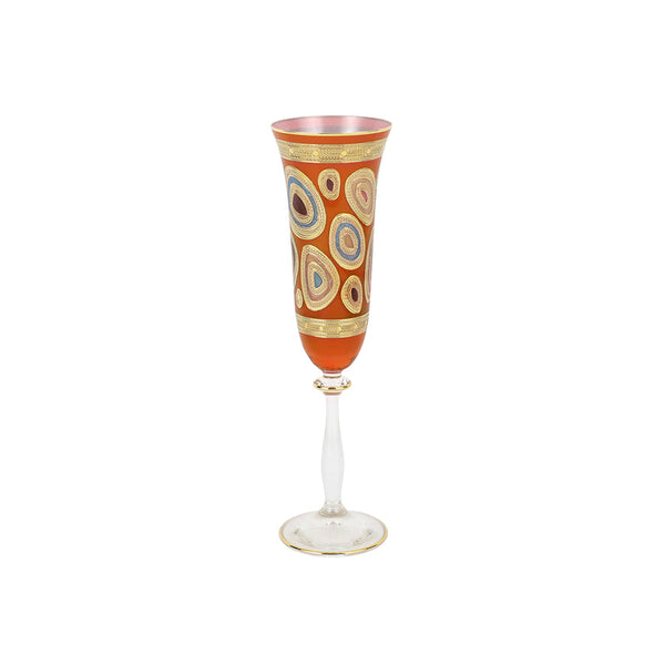 Regalia Champagne Glass, Orange