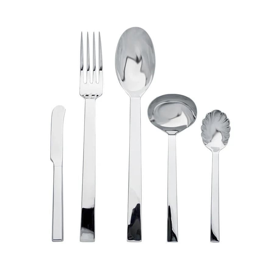 Rapallo Mirrored 18/10 Stainless Steel 5 Piece Hostess Set