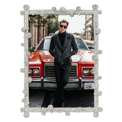 Pavé Odyssey Frame 5" x 7" - Silver