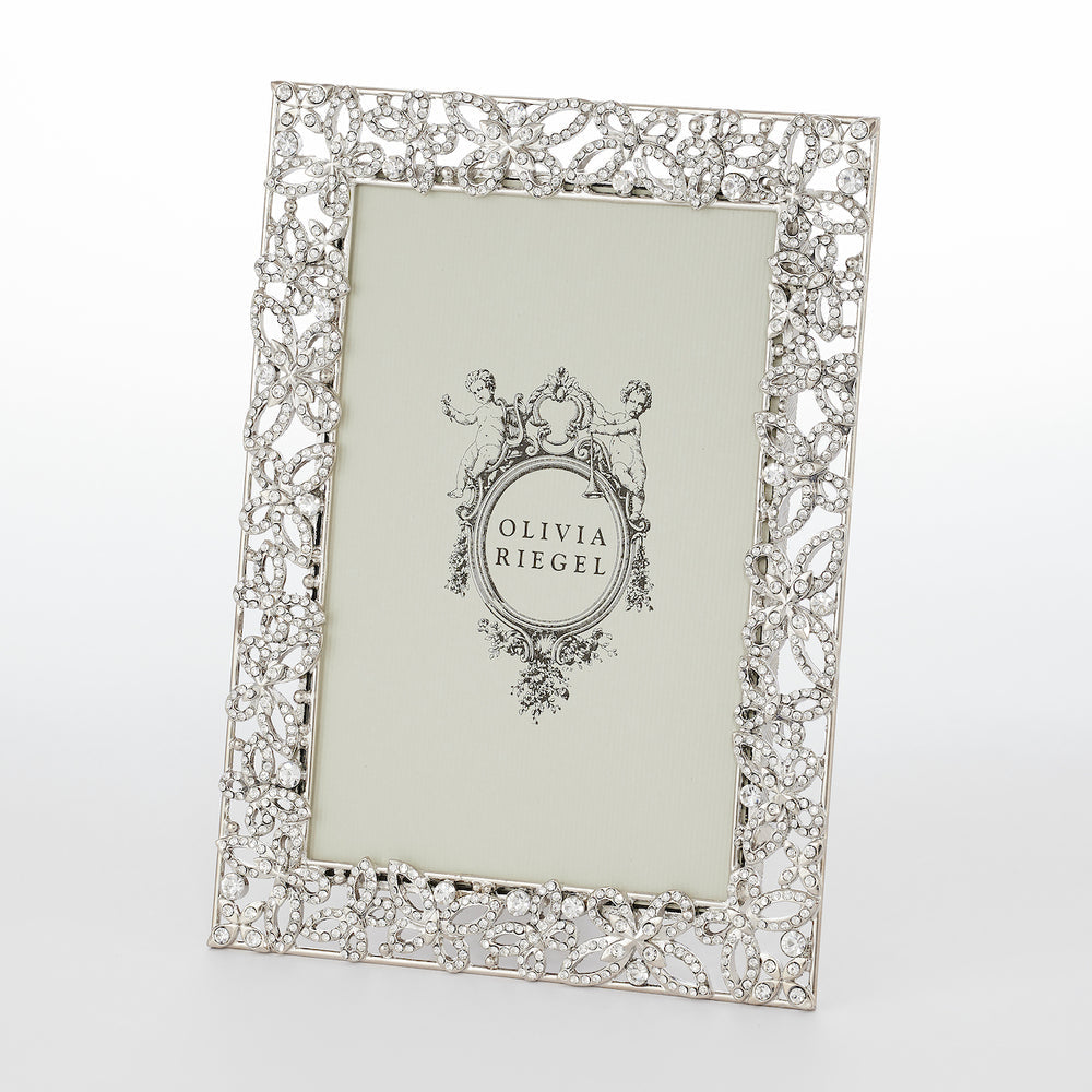 Papillon with Crystals 4" x 6" Frame