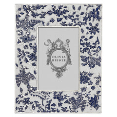 Blue & White Imperial Phoenix Frame 4" x 6"