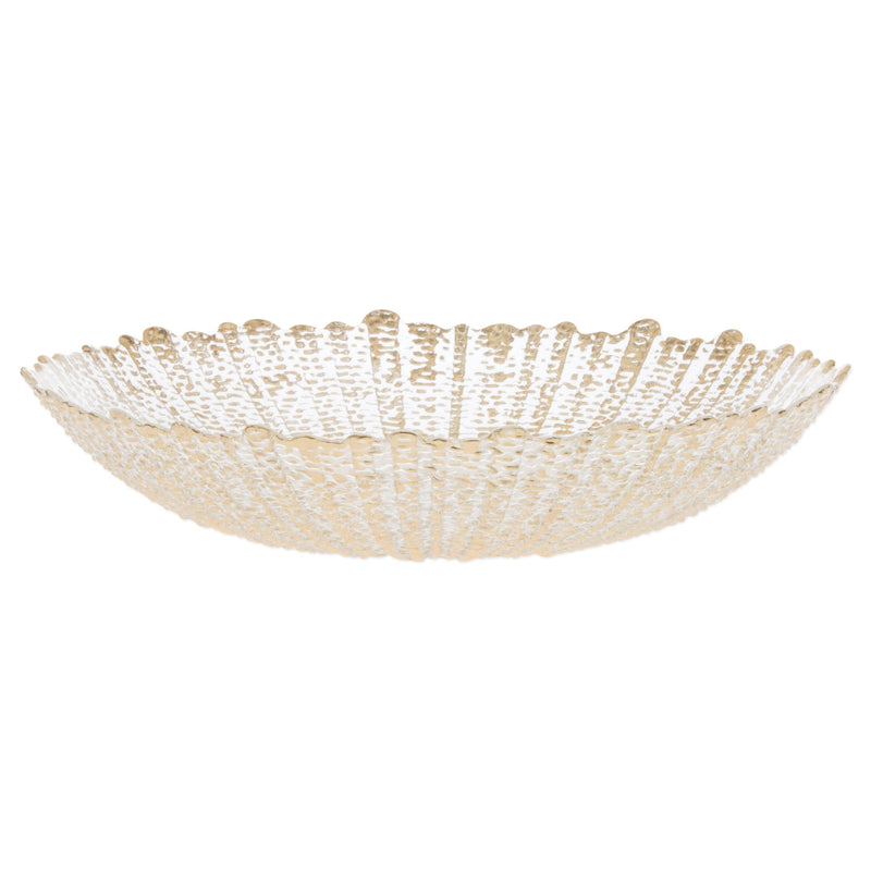 Rufolo Glass Large Serving Bowl