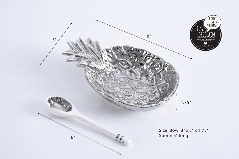 Get Gifty The Silver Pineapple Set