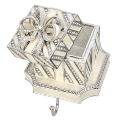Gift Box Stocking Holder - White