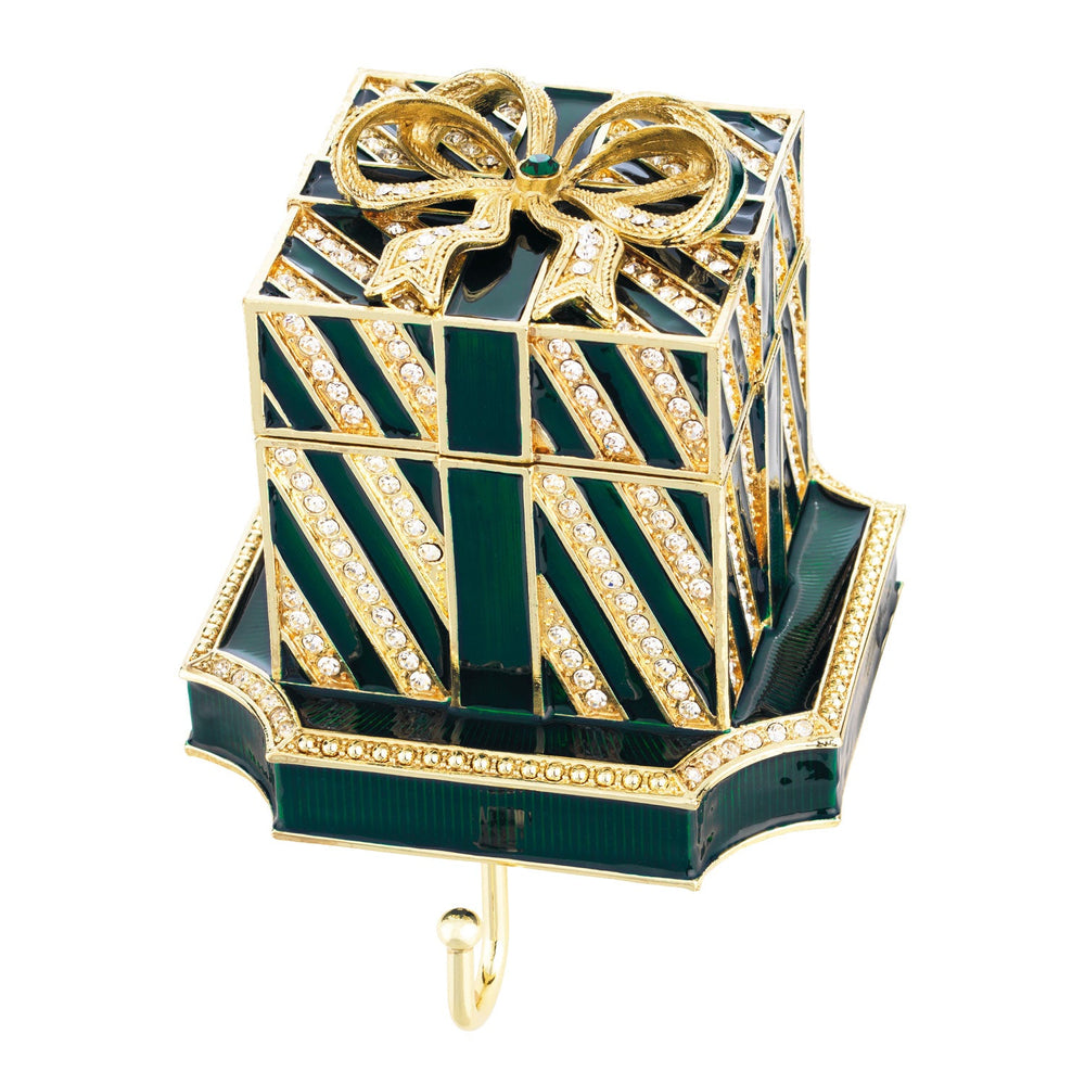 Gift Box Stocking Holder - Green