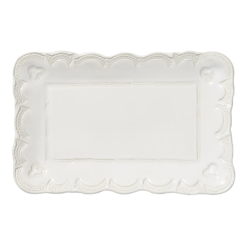 Incanto Stone Lace Small Rectangular Platter