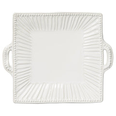 Incanto Stone Stripe Square Handled Platter