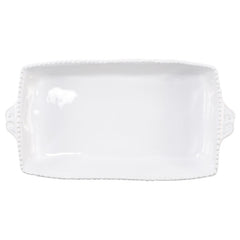 Incanto Stone White Stripe Rectangular Baking Dish