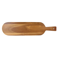 18 1/2 x 4 Acacia Wood/Slate Serving Board