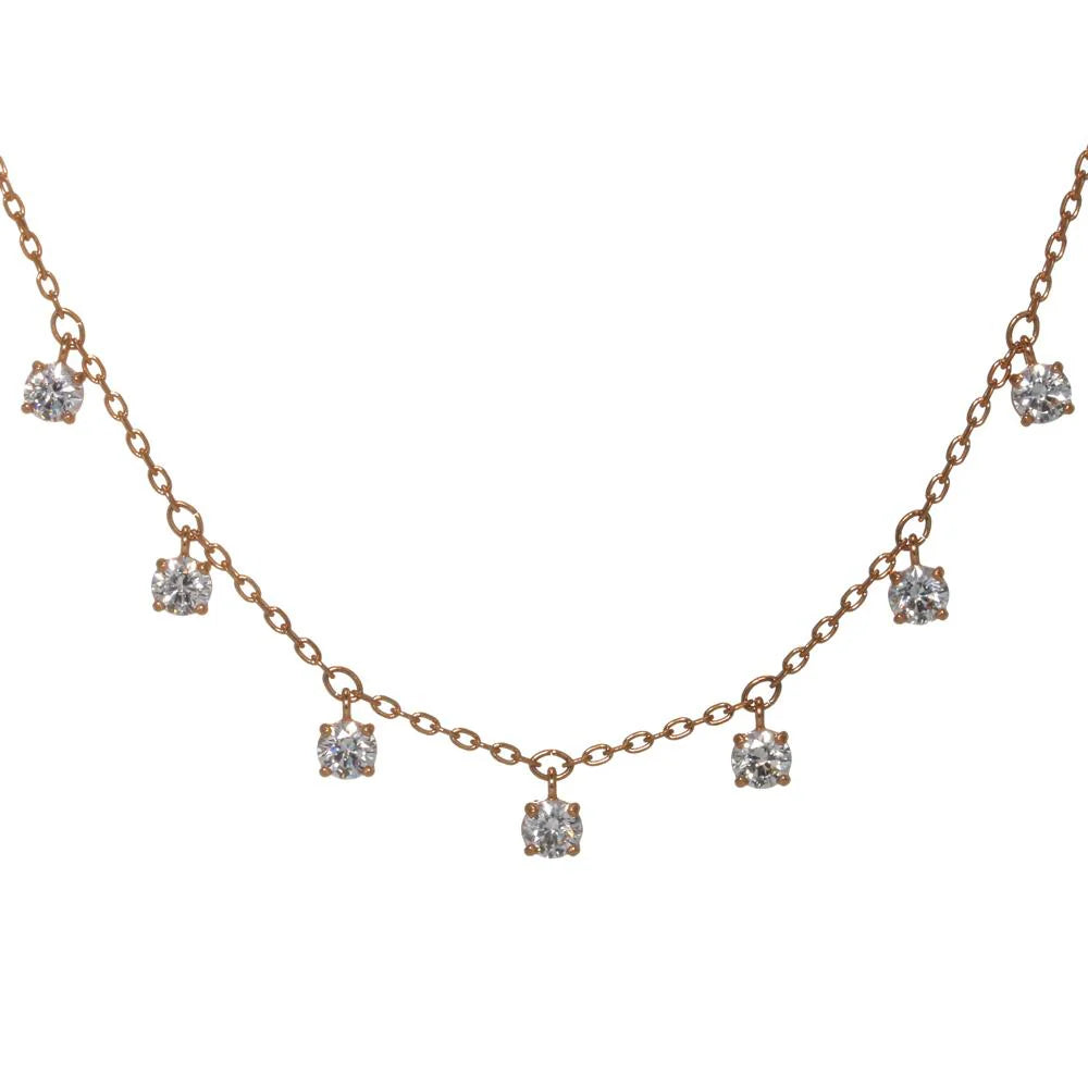 Attract Choker Necklace Rose Gold-plated - LAST IN STOCK