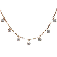 Attract Choker Necklace Rose Gold-plated - LAST IN STOCK