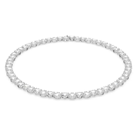 Millenia All Around Trilliant Cut Necklace White