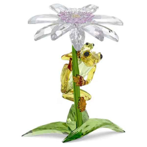 Idyllia Frogs And Flower Figurine