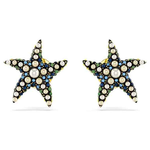 Idyllia Starfish Pierced Earrings Stud Multicolor