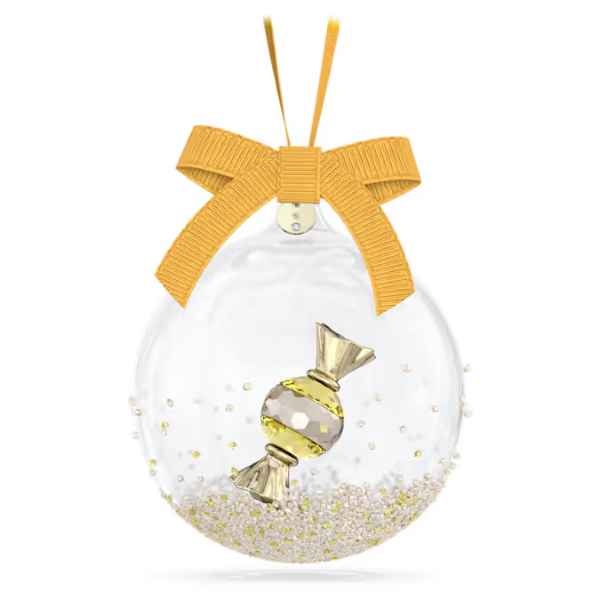 Holiday Cheers Dulcis Ball Ornament Yellow