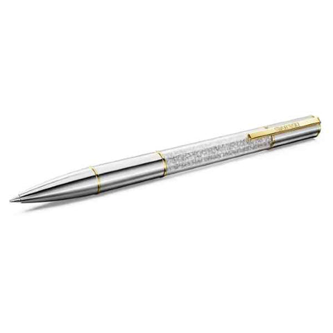 Crystalline Lustre Ballpoint Pen Silver