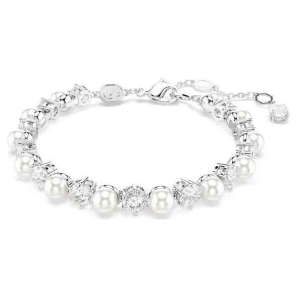 Matrix Tennis Bracelet White Pearl