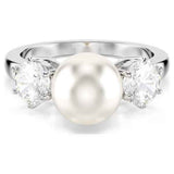 Matrix Ring White/Pearl Size 55 Medium
