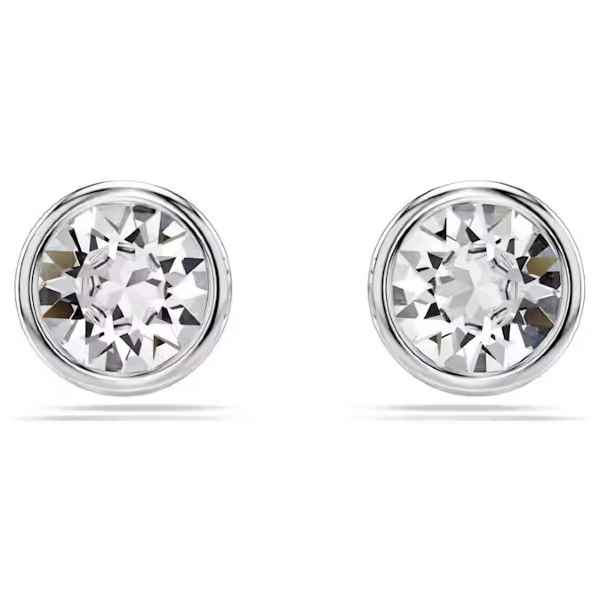 Imber Pierced Earrings Stud White