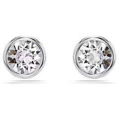 Imber Pierced Earrings Stud White