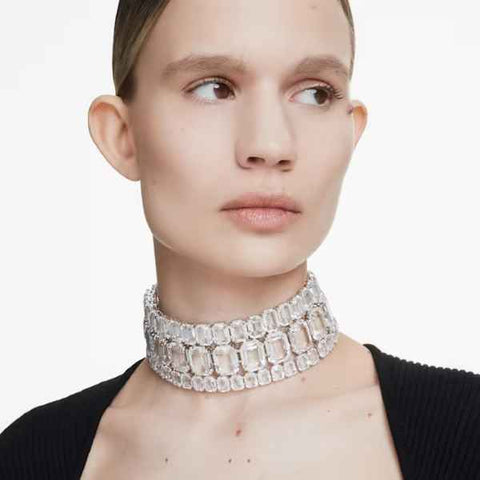 Millenia Choker Octagonal Cut White