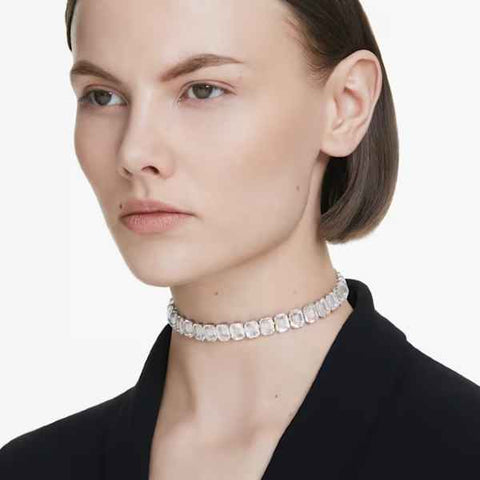 Millenia Choker White Octagon Cut