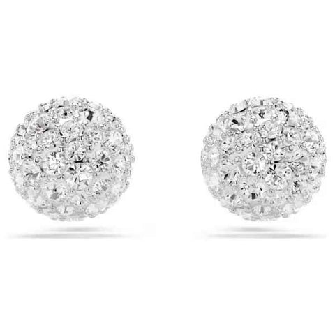 Dextera Stud Pierced Earrings White