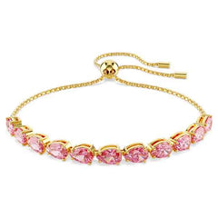 Matrix Bracelet Pear Cut Pink/Gold Size Medium