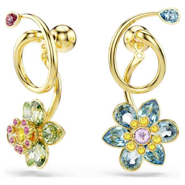 Idyllia Pierced Drop Earrings Multicolor