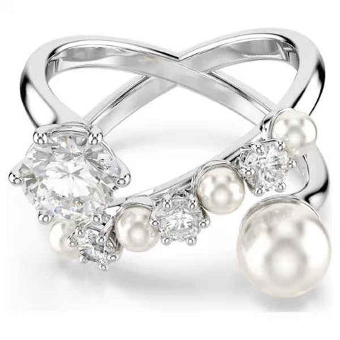 Matrix Cocktail Ring White Pearl Size 8 Large