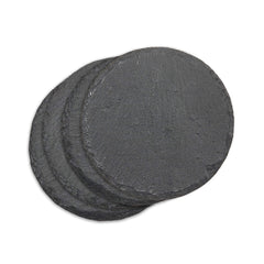 Set of 4 Round Slate Coasters