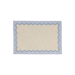 Tavola Blue Scalloped Placemats - Set of 4