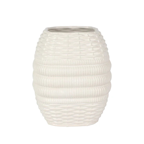 Tessere Basketweave Large Vase