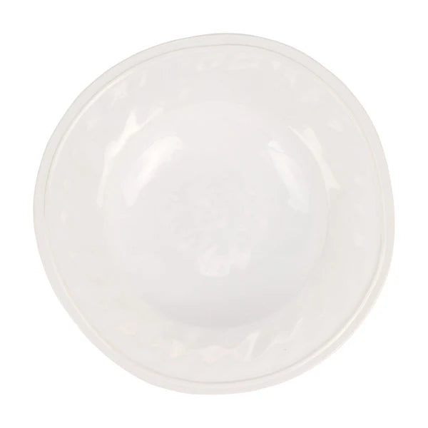 Aria White Shallow Serving Bowl