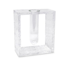 Acrylic Vase with Tube Inlay - Medium