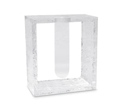 Acrylic Vase with Tube Inlay - Medium