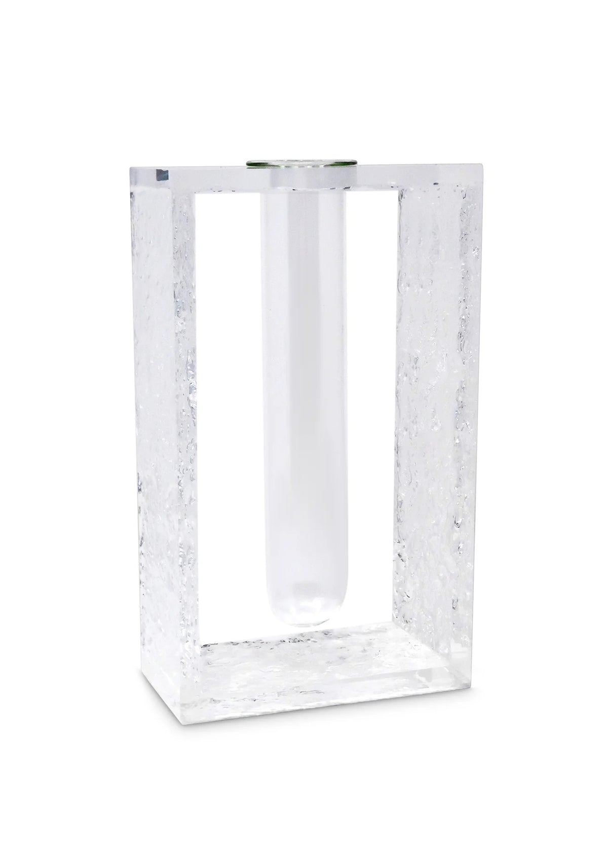 Acrylic Vase with Tube Inlay - Large