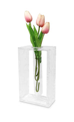 Acrylic Vase with Tube Inlay - Large