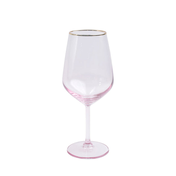 Rainbow Wine Glass, Pink