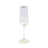 Rainbow Champagne Flute, Yellow