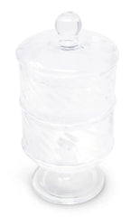 Liscio Ottico - Double Cookie Jar with Spiral Design