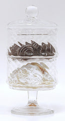 Liscio Ottico - Double Cookie Jar with Spiral Design