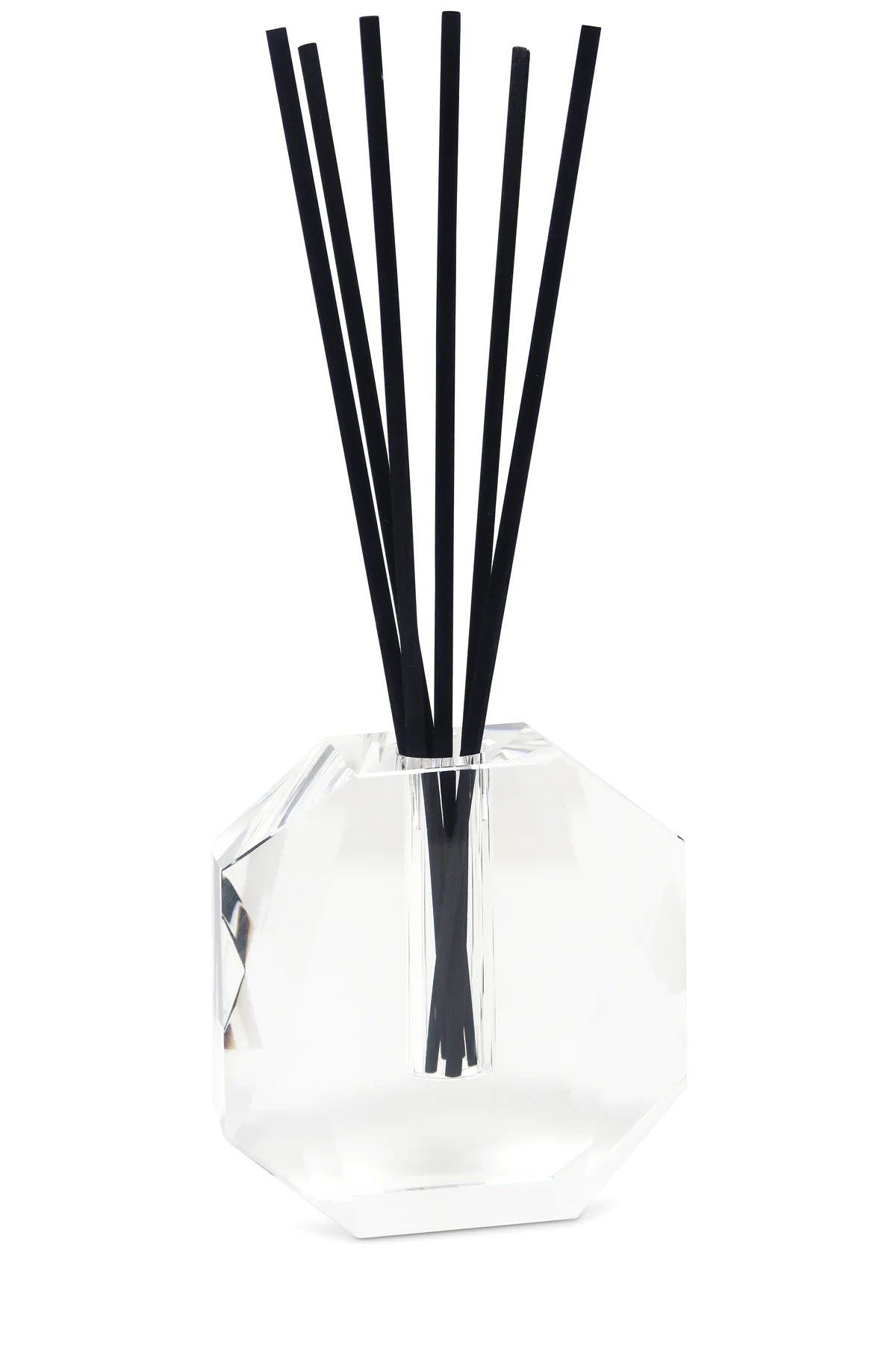 Crystal Diffuser Dimensional Design with Black Reeds