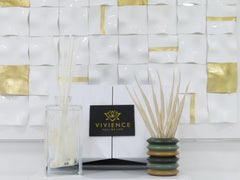 Preserved Flower Reed Diffuser, White with Sea Shell