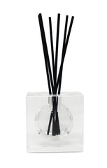 Crystal Diffuser with Black Reeds
