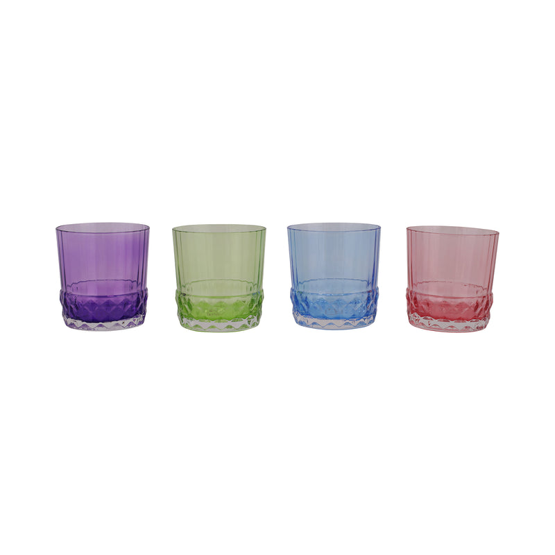 Deco Assorted Short Tumblers - Set Of 4