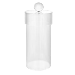 Acrylic Canister With Clear Ball Knob