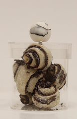 Acrylic Canister With Marble Ball Knob