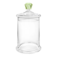 Canister with Colored Diamond Handle - Large