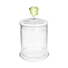 Canister with Colored Diamond Handle - Medium